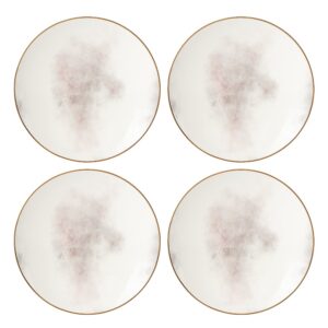Palm Lattice Accent Decorative Plates, Set of 4